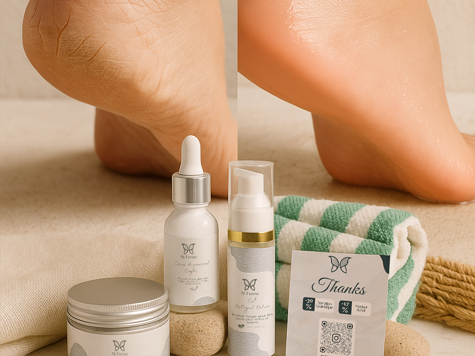 Détail du coffret cosmétique naturel